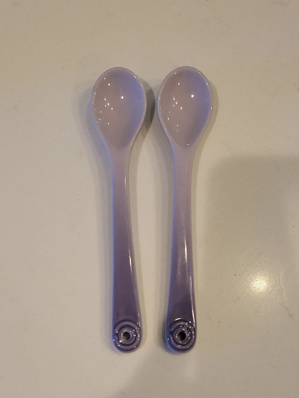 Le Creuset Retired Bluebell Purple Cafe Spoon Set